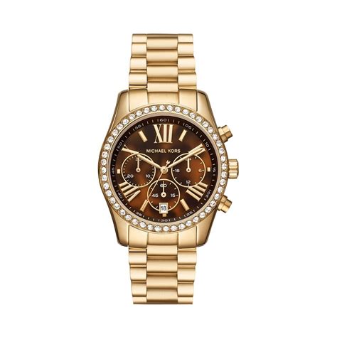 michael kors lexington 33mm|michael kors leather watch.